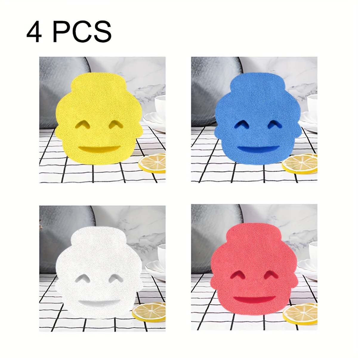 Creative Happy Face Magic Cleaning Brush sponge Like Octopus - Temu