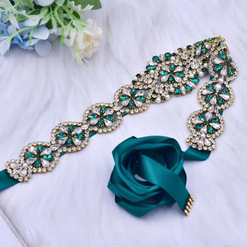 Best Deal for Green Emerald DIY Clothes Decorative Sewing Fancy Stones