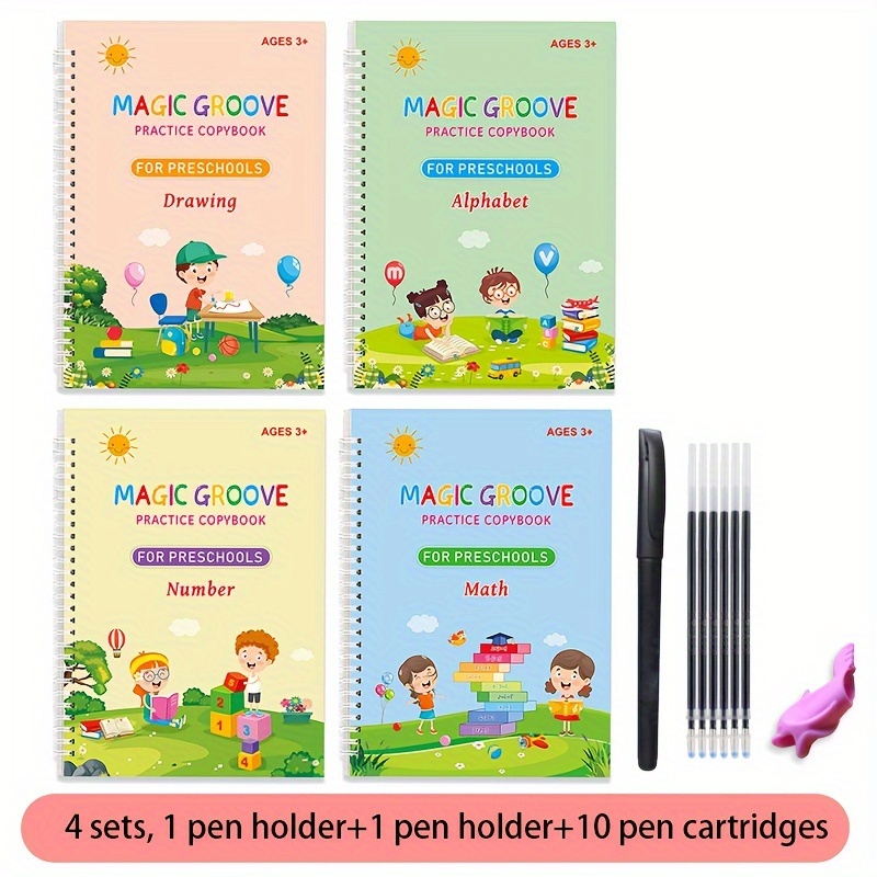 Grooved Magic Copybook Grooved Children's Handwriting Book
