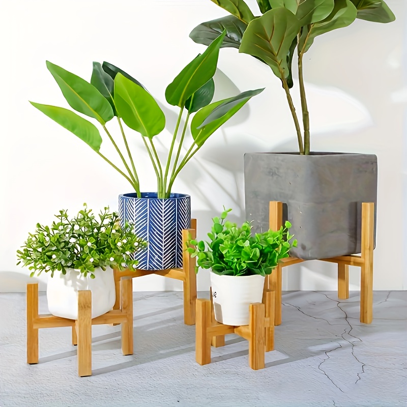 7 tier Wooden Flower Pot Stand Rack Stable Flower Pot - Temu