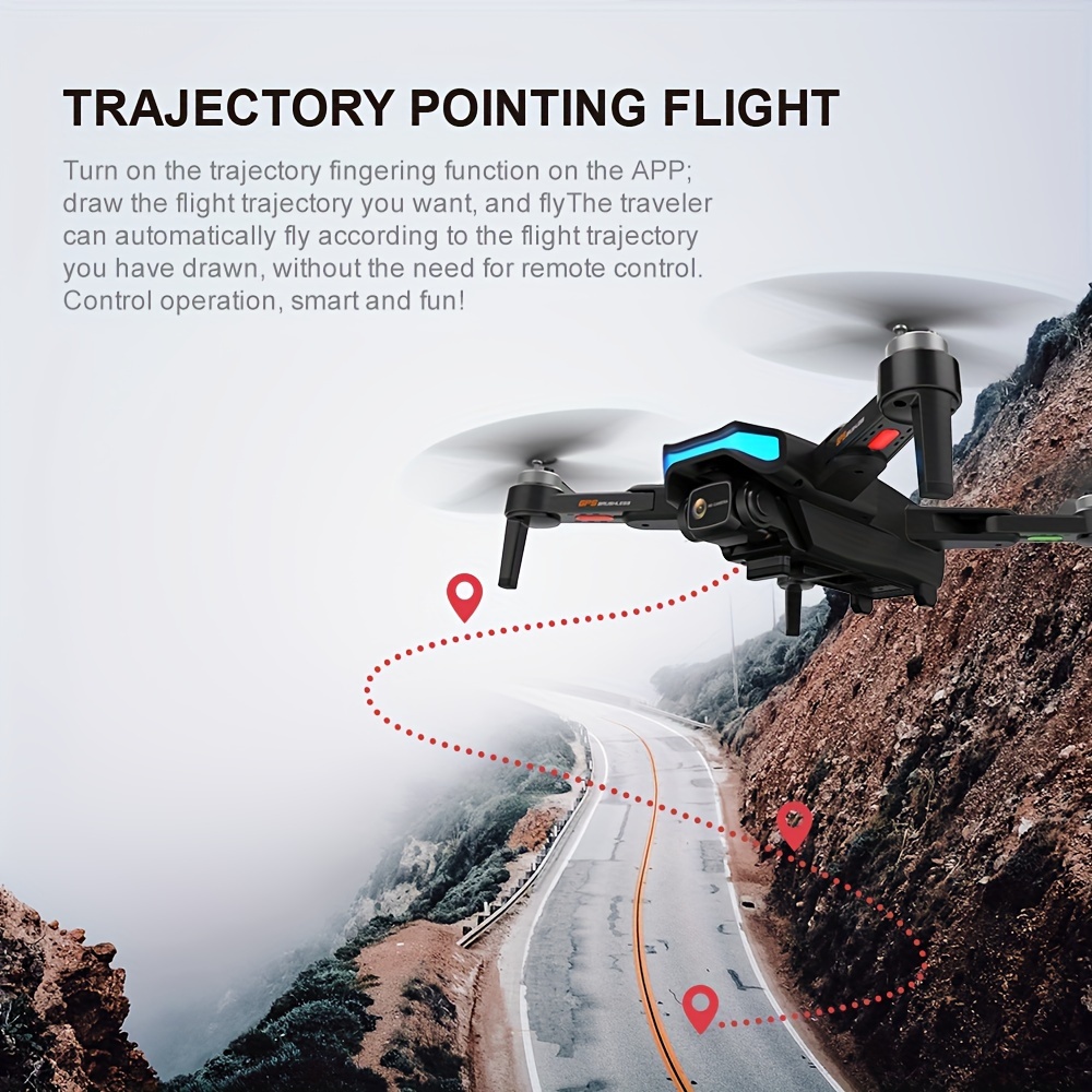 F188 GPS RC Drone With Dual Camera, 5G Remote Signal, Optical Flow Hovering, Smart Follow, One-Key Return, Gesture Control, With Storage Bag details 11