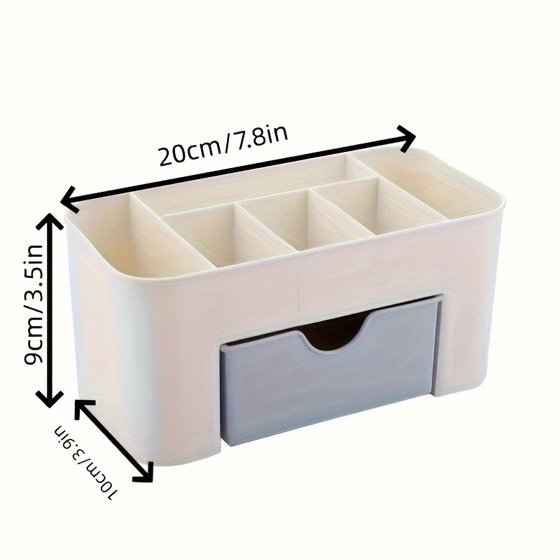 Multi-Purpose Plastic Organizer with Drawers for Bedroom Jewelry