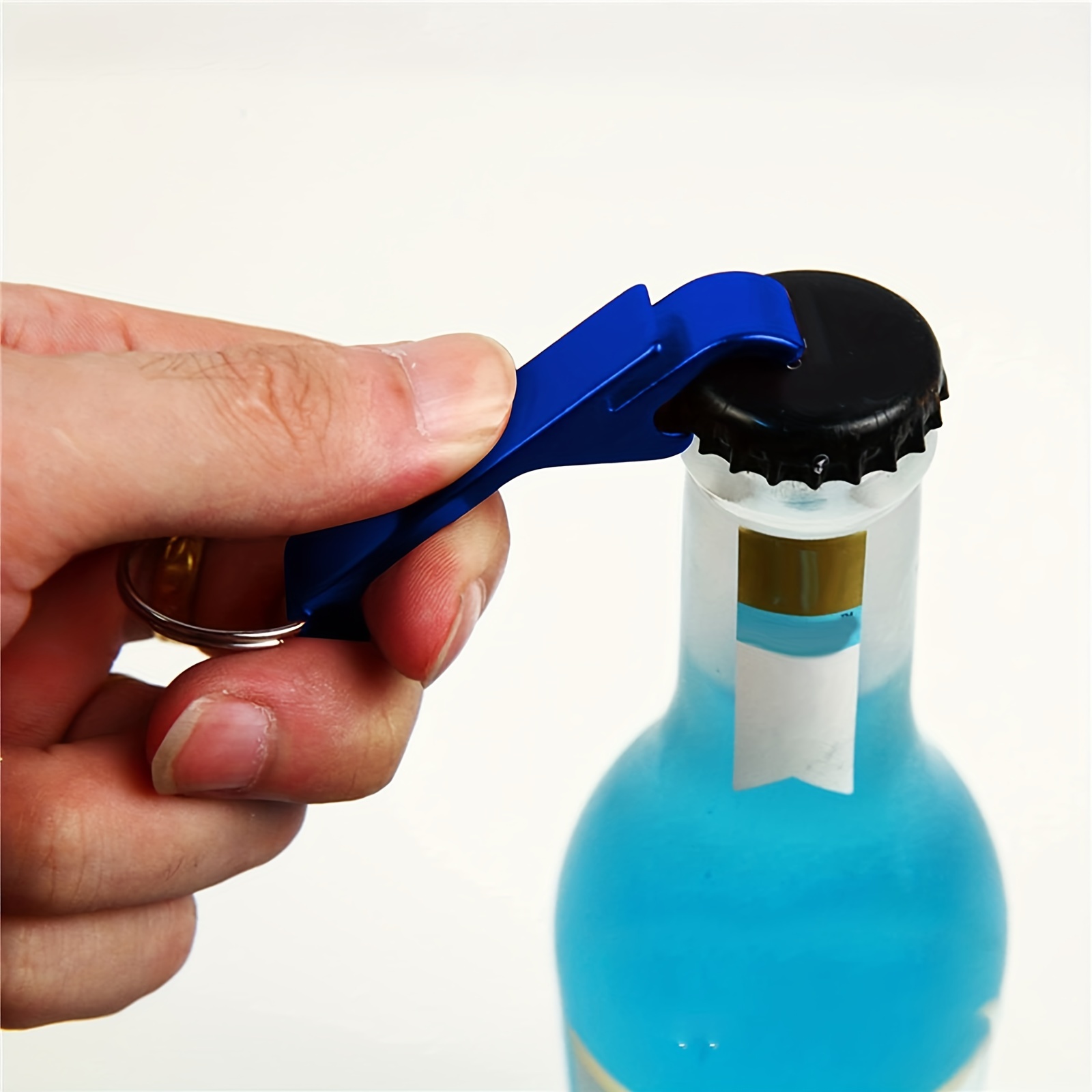 Portable Beer Bottle Opener Keychain Mini Pocket Aluminum Alloy Beverage Beer  Bottle Opener Wedding Party Favor Gifts