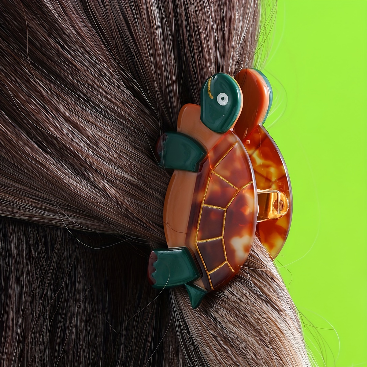 

Sea Turtle Shaped Hair Claw Clips Non-slip Strong Hold Jaw Clips Headwear For Women Girls