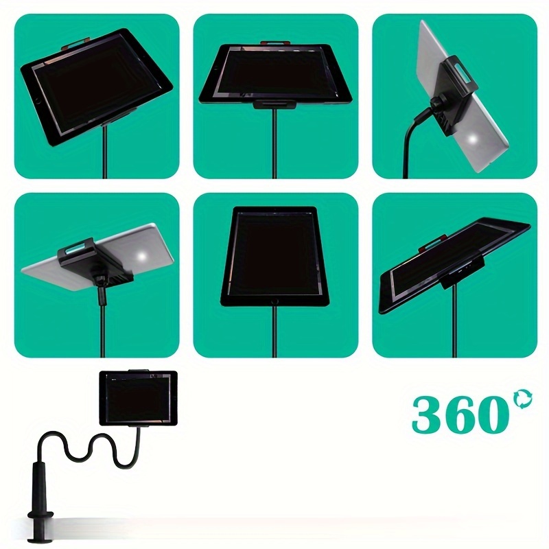 360°Soporte Clip Para Teléfono Celular tablet Cuello De Cisne Universal  flexible