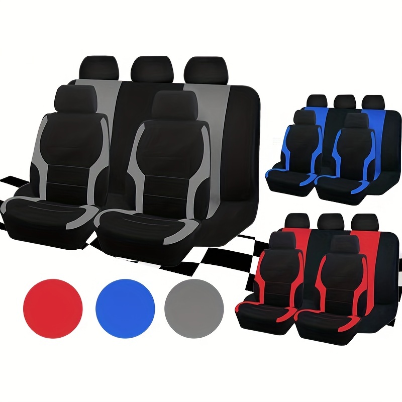 9pcs Car Seat Cover Mesh Cloth Car Interior | Our Store