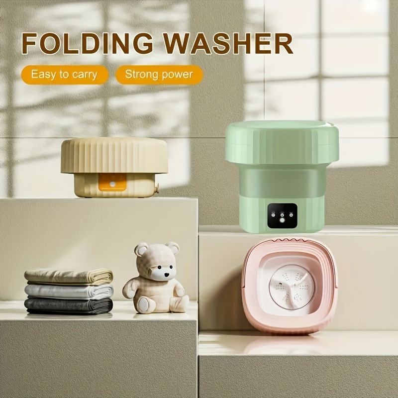 Mini Portable Washing Machine - Folding Washing Machine - Bucket Washer for  Clothes Laundry- Collapsible Washing Machine - Underwear Washing Machine