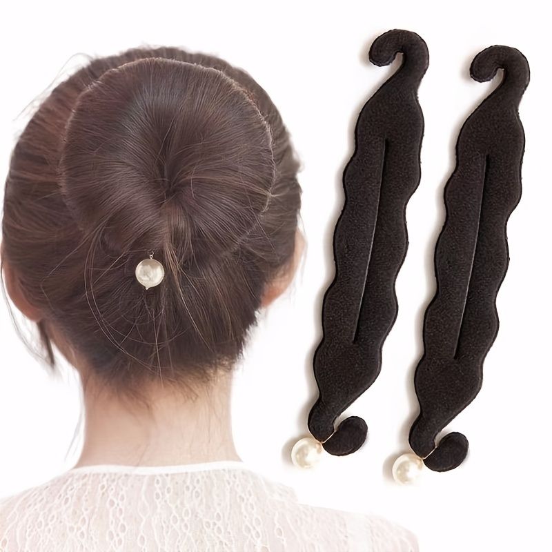 Pearl Hair Bun Maker For Women Lazy Hair Curler Bun Clips Magic Beauty Hair  Hairstyle Foam Sponge Donut Maker Ponytail Bun Maker Twister Hairstyle  Styling Tool Accessories | Don't Miss These Great