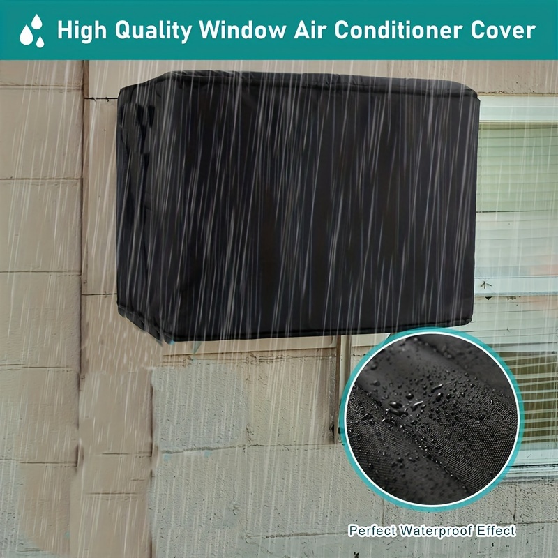 1pc Outdoor Square Vertical Air Conditioner 24*24*30inch Outer Machine  Cover 210D Oxford Cloth Dust Cover Rainproof Sunscreen Air Conditioner  Outer Machine Cover - Temu Switzerland