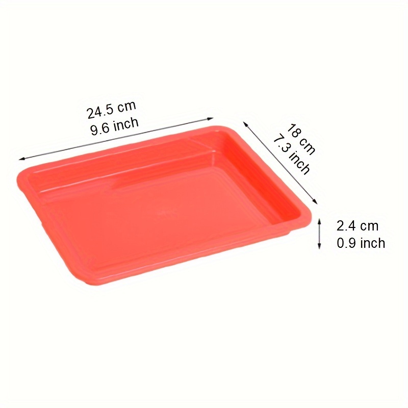 5pcs Plastic Tray Art and Craft Tray Activity Tray Serving Tray for DIY  Projects 