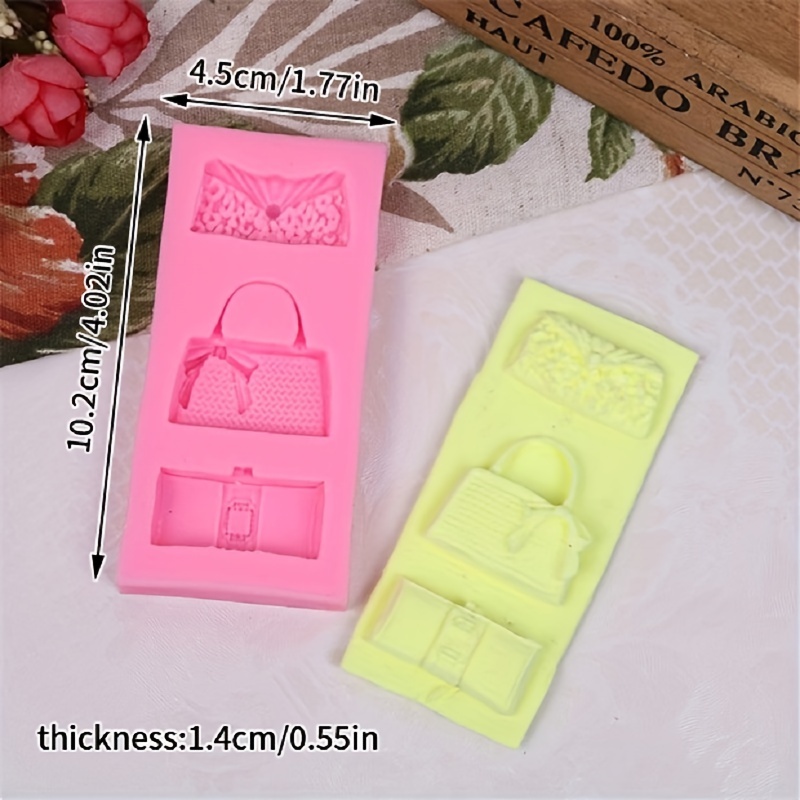  3D Handbag Silicone Mold Fondant Cake Decorating Tools