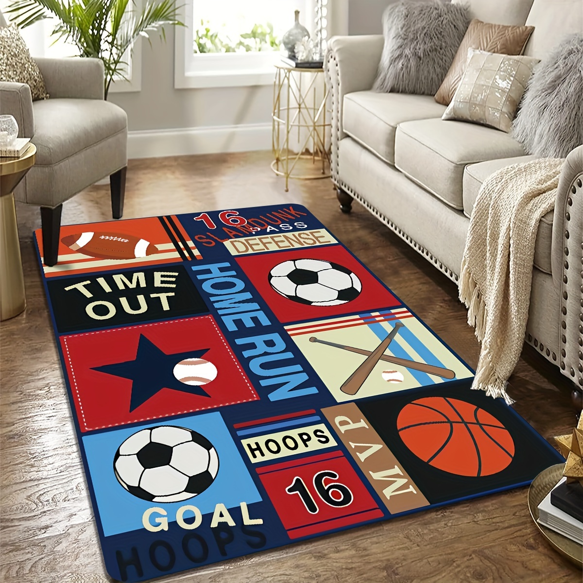 Gamer Controller Area Tapis Antidérapant Tapis de sol Paillasson Home  Runner Tapis tapis pour chambre intérieure extérieure