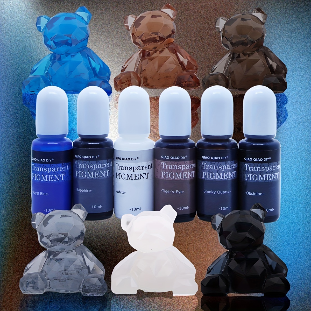 Epoxy Resin Pigment Colors Liquid Transparent Color Resin - Temu