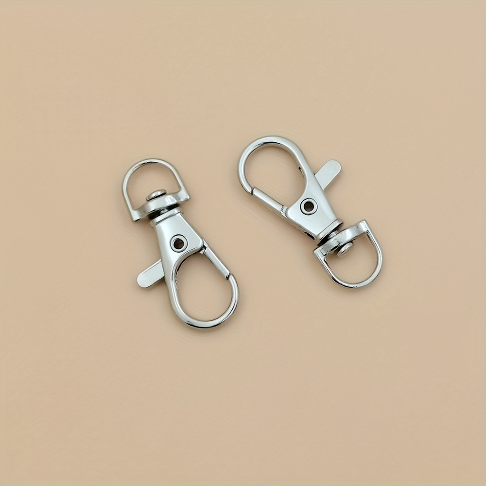 Swivel Clasps, Alloy Metal Lanyard Snap Hooks, Clip Hook For Keychain Bag  Key Rings Jewelry Making - Temu United Kingdom