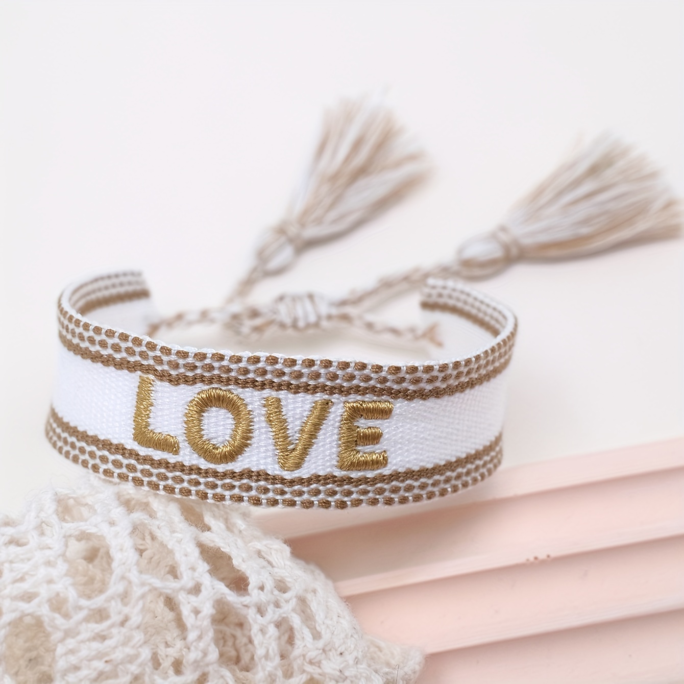 Popular Braided Rope Bracelet With Letters For Men And Women - Temu