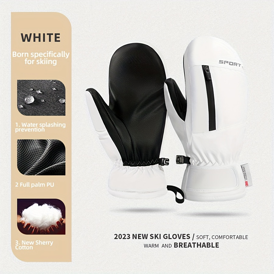 Winter Waterproof Anti-slip Ski Gloves Touch Screen Snow Gloves