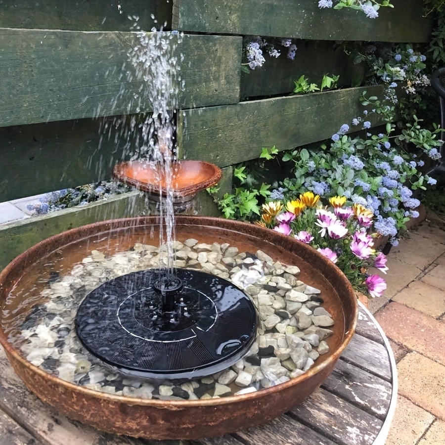 DIY Solar Fountain for Garden  Birds Bath Fountain 