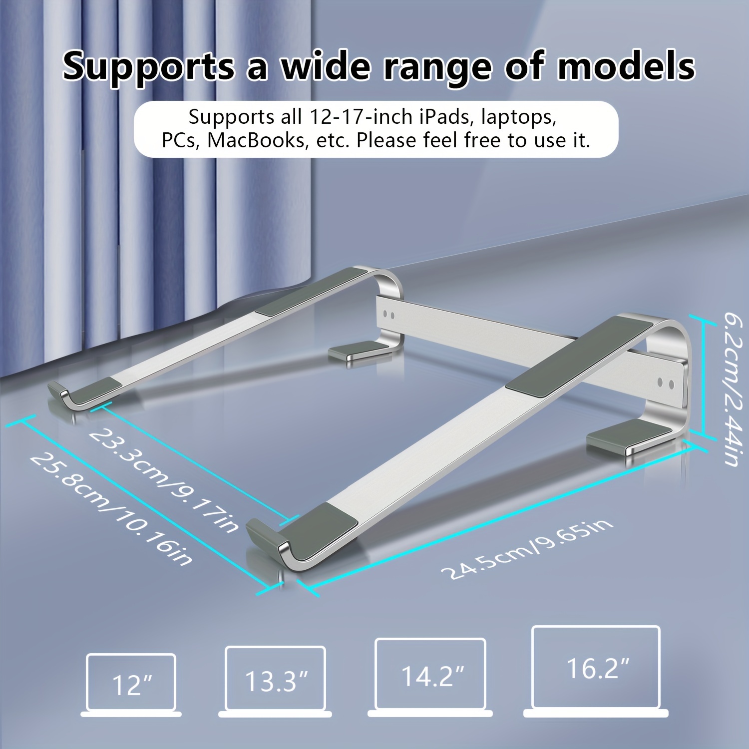 Soporte Portátil Soporte Aluminio Ordenador Resistente - Temu Chile