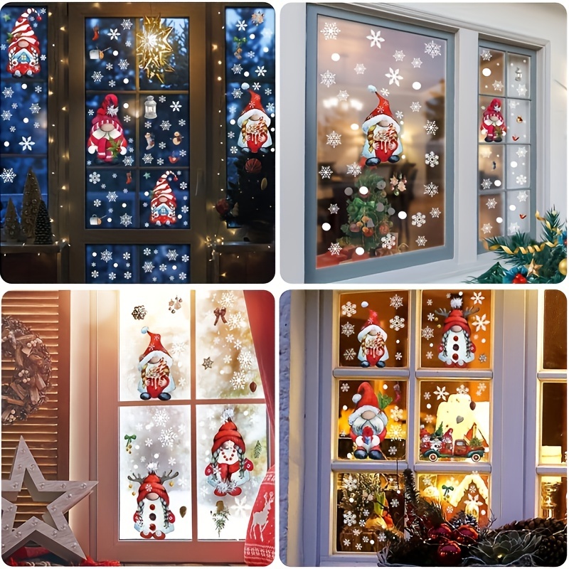 Albero di Natale 3D W931 Pellicola per vetri Stampa Adesivo Cling Vetrate  di Natale Decorazioni per finestre di Natale Controllo del calore UV Vetro  Privacy Pellicola per vetri Romy -  Italia