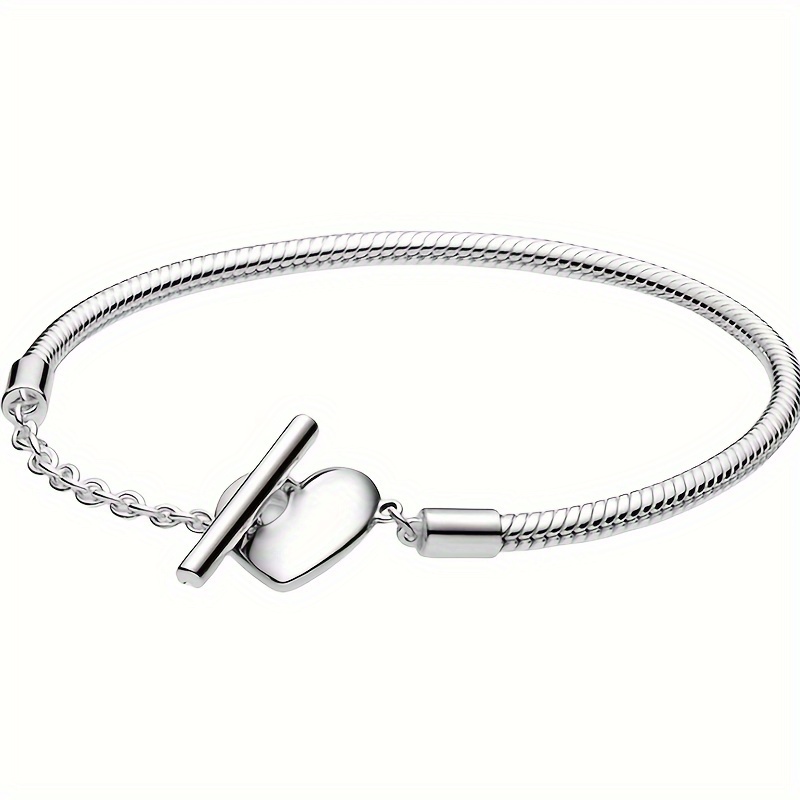 Stainless Steel Snake Chain Bracelets Fashion Bangle Diy - Temu