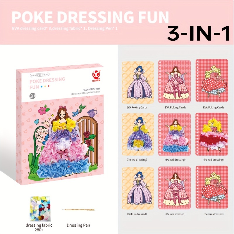 1 Drawing Book Princess Dress up Activity Book With - Temu