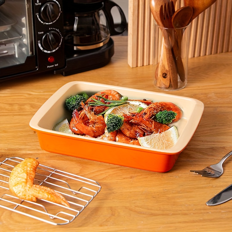 Nonstick Lasagna Pan With Handles Rectangle Baking Dish For - Temu