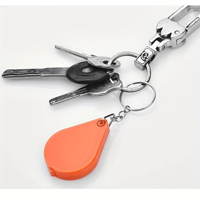 Mini magnifying hot sale glass keychain