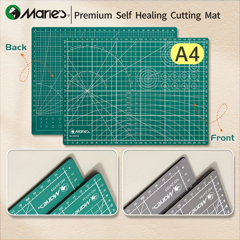 Thickened 18 x 12 (A3 size) Self-Healing Cutting Mat Sewing Mat,  Self-Healing Rotating Cutting Mat Double Sided Anti-Slip Craft Cutting  Board, Blade Table Protector Cutting Board for Crafts, Quilting Sewing  Crafts, Sewing