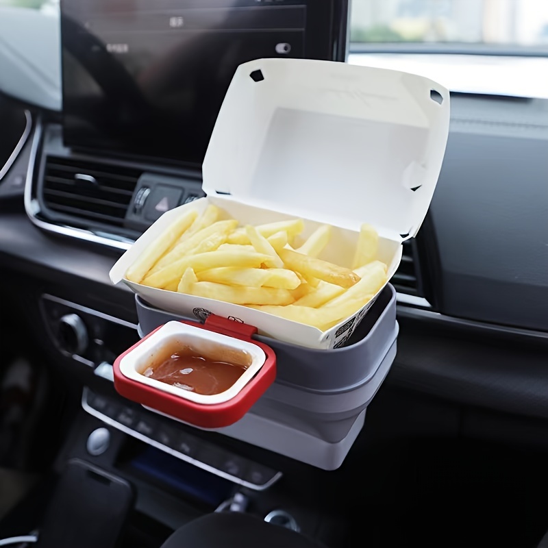 1 Pc Automobile Tomato Sauce And Chips Storage Rack Car Storage Box Car Air  Outlet Rack Is Used For Convenient Eating Car Creative Gift - Automotive -  Temu Canada