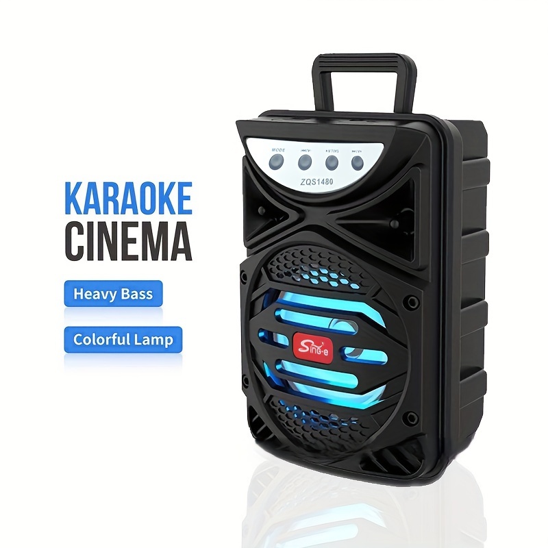 Microphone Bluetooth sans fil karaoké pour enfants adultes avec lumières  LED, 3 en 1 portable karaoké micro haut-parleur machine fête d'anniversaire  à la maison (PC1 noir) PC1 noir 