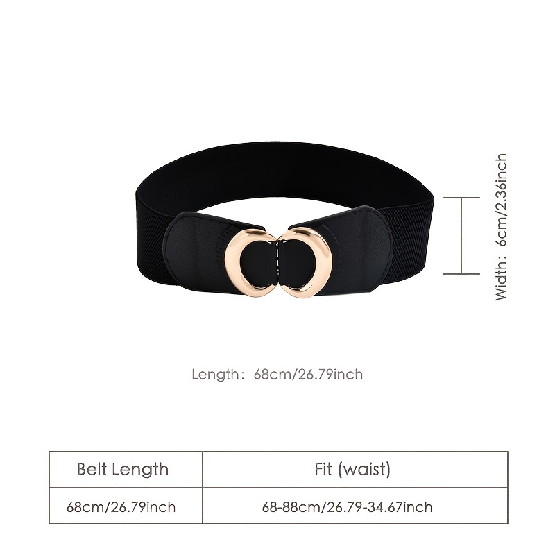 Stretchy Elastic Waistband Belt for Skirts and Dresses