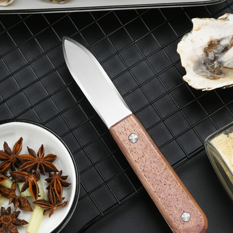 1 pc couteau à écailler les huîtres avec des gants résistants aux coupures  blanc antidérapant facile à saisir outils d'écaillage d'huîtres - Temu  France