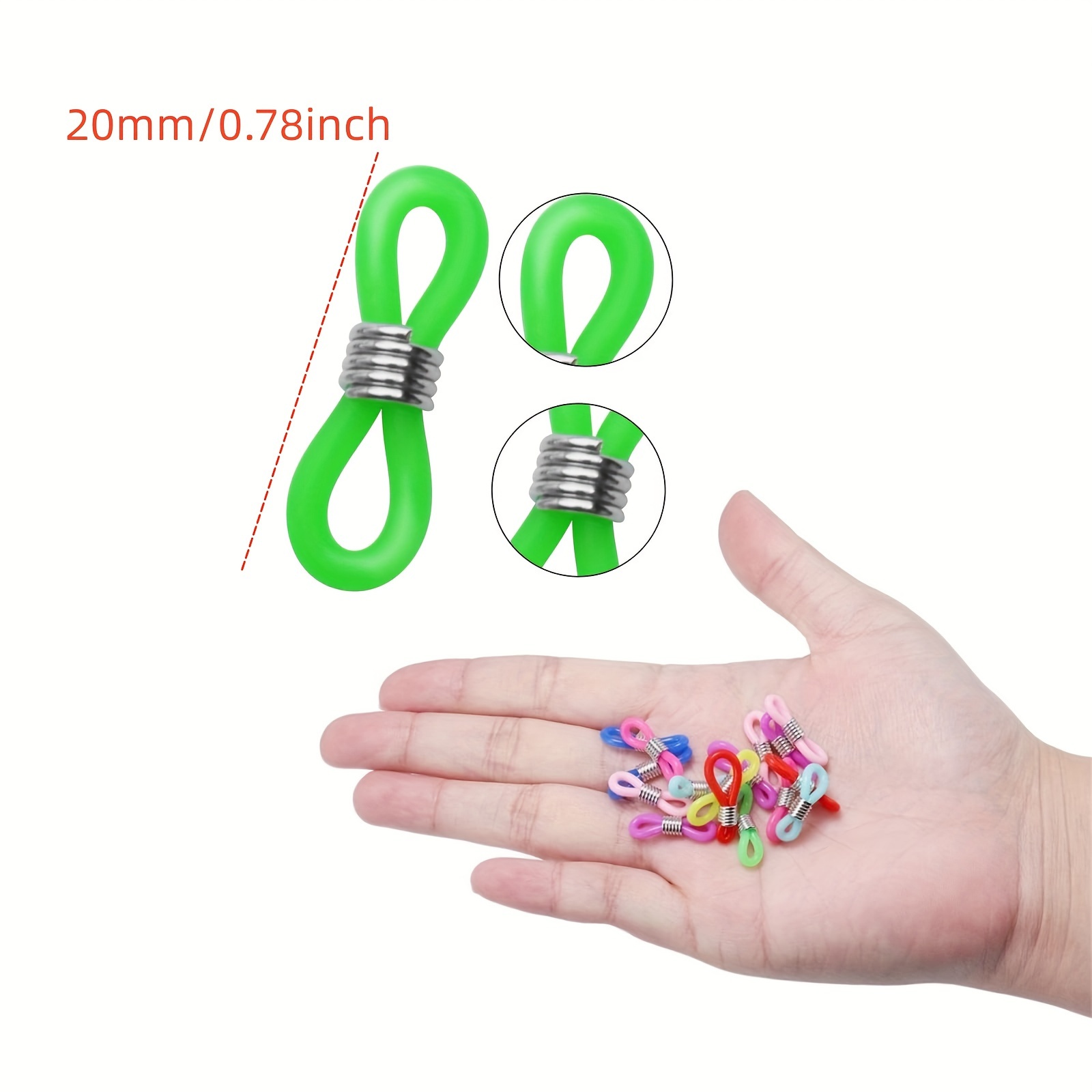 20 Pcs Knitting Needle Stoppers, Colorful Knitting Needle Protectors, Stitch Stopper, Knitting Accessories and Supplies, Stitch Protective Cover