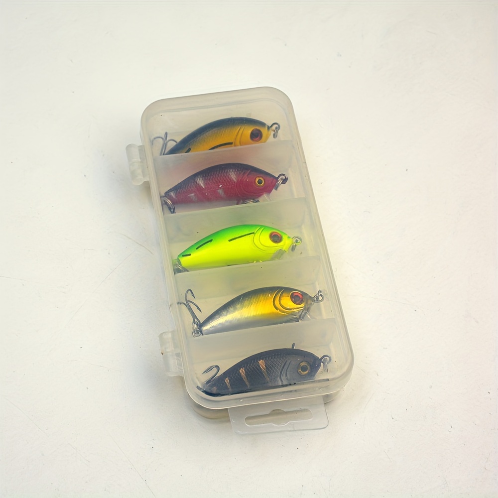 Bionic Mini Minnow Lure Hard Plastic Bait Treble Hook - Temu