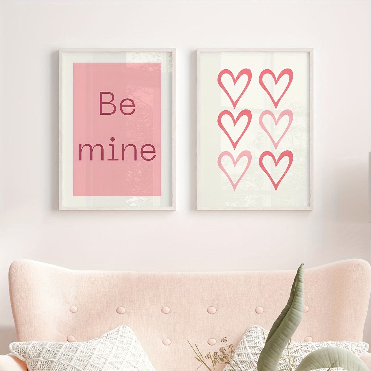 Unframed Canvas Poster Modern Art Valentine's Day Decoration - Temu