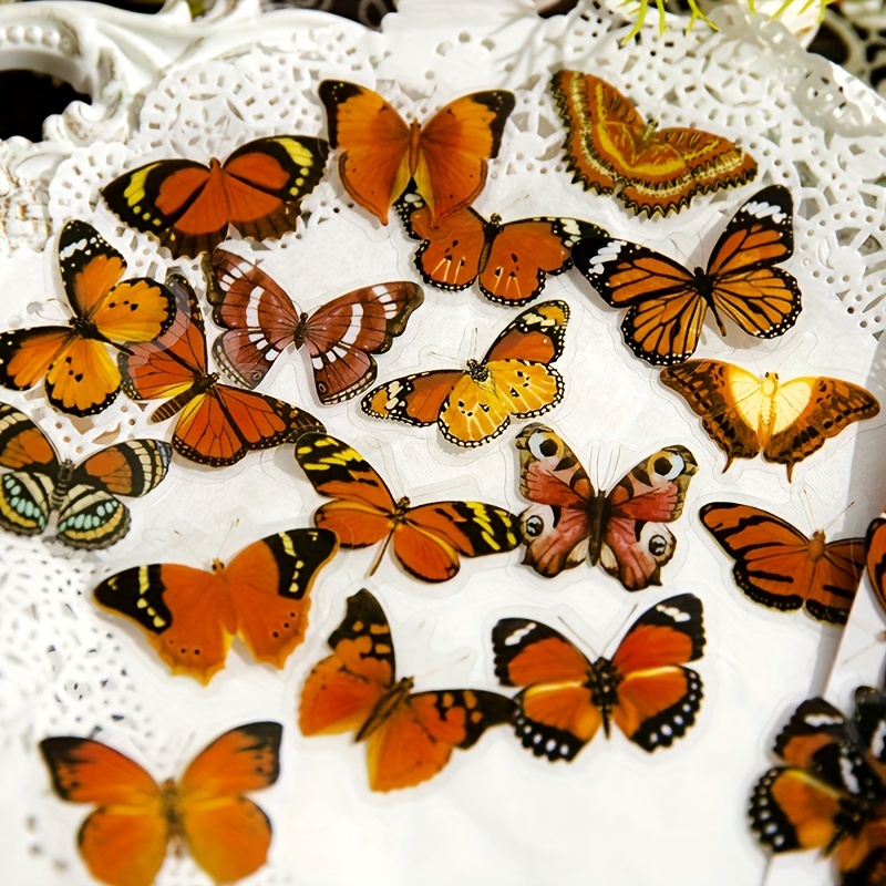 Printables - Animal Stickers - Monarch Butterflies