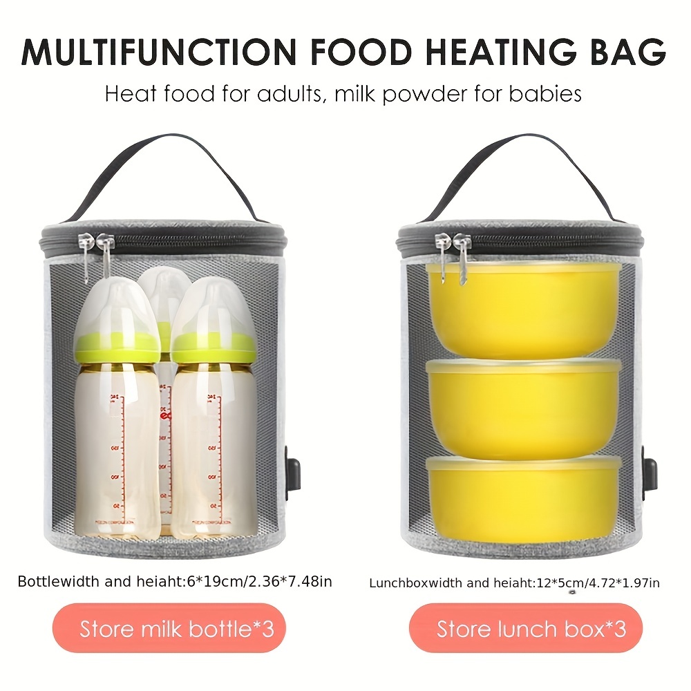 Feeding Milk Bottle Warmer Thermal Bag Hot Heating Bottle Thermos Bottle  Cover Constant Temperature Night Milk Artifact