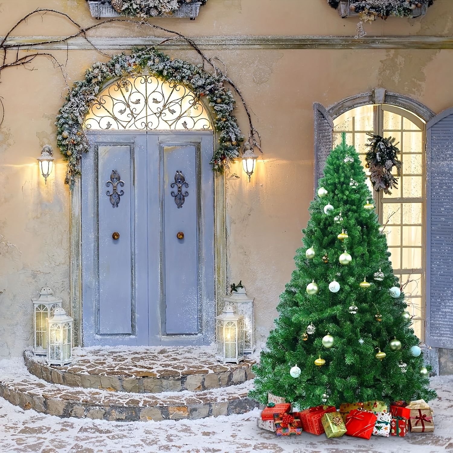 Premium Photo  Christmas tree decorated with christmas balls