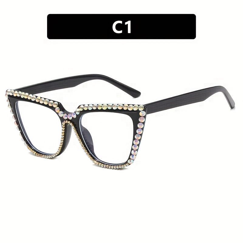 Gafas De Lentes Claras Con Marmolado De Gelatina, Marco De Gafas De Moda Con  Forma De Ojo De Gato, Favores De Fiesta, Gafas Decorativas Para Mujeres Y  Hombres - Temu