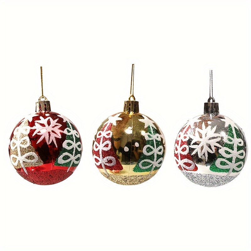 6pcs Hand-painted Christmas Ball Decoration