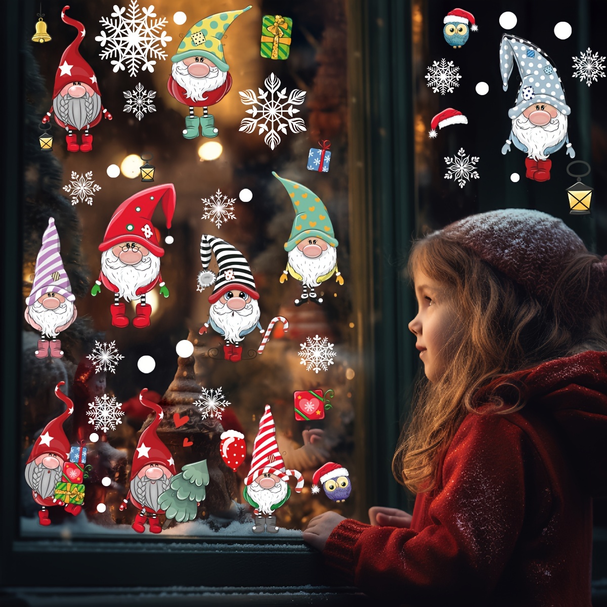Pegatinas para ventana Disney Mickey Noël - Decoración para ventana - Eminza
