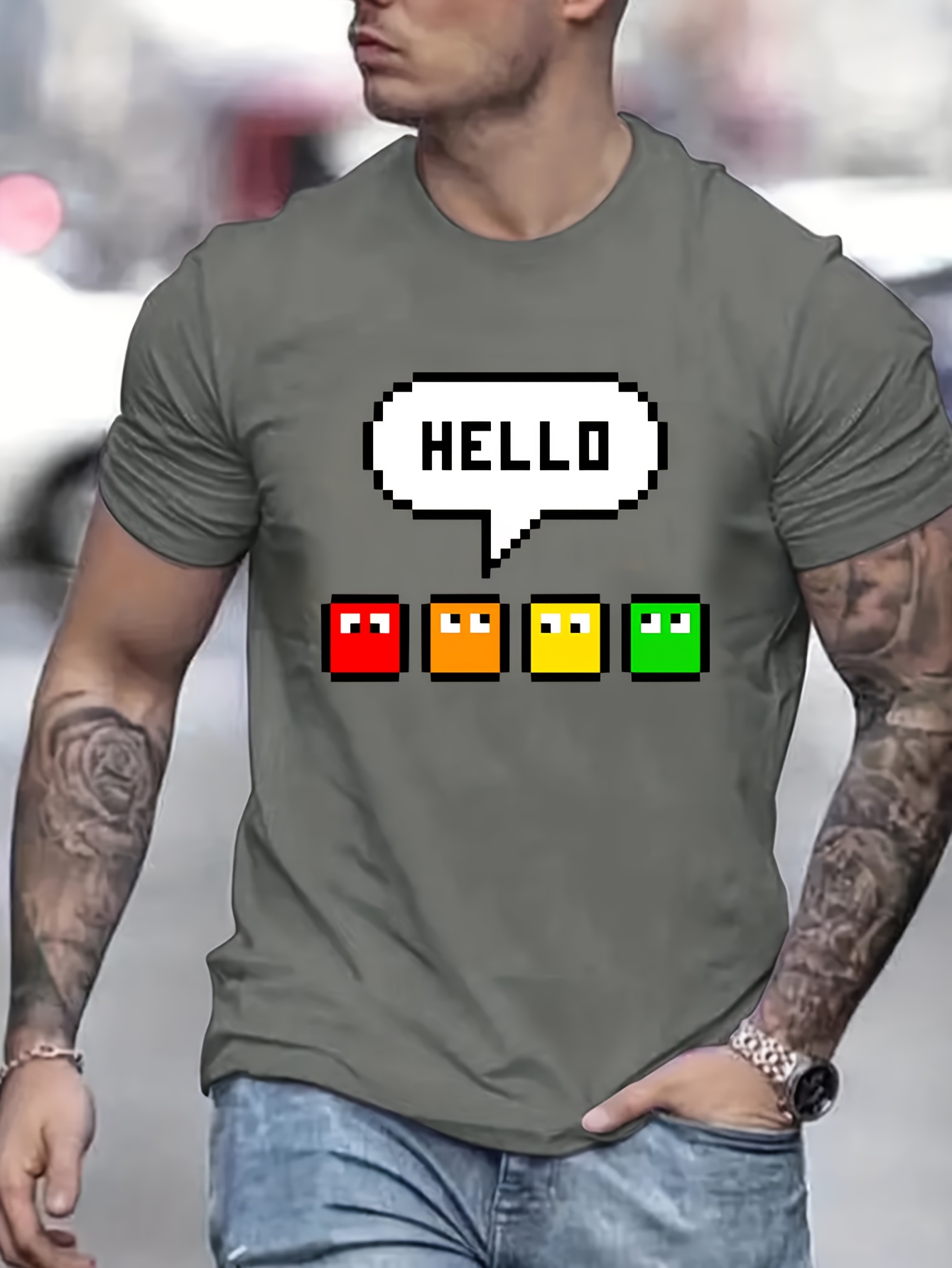 Roblox Characters In Space Kid's Black T-Shirt Short Sleeve