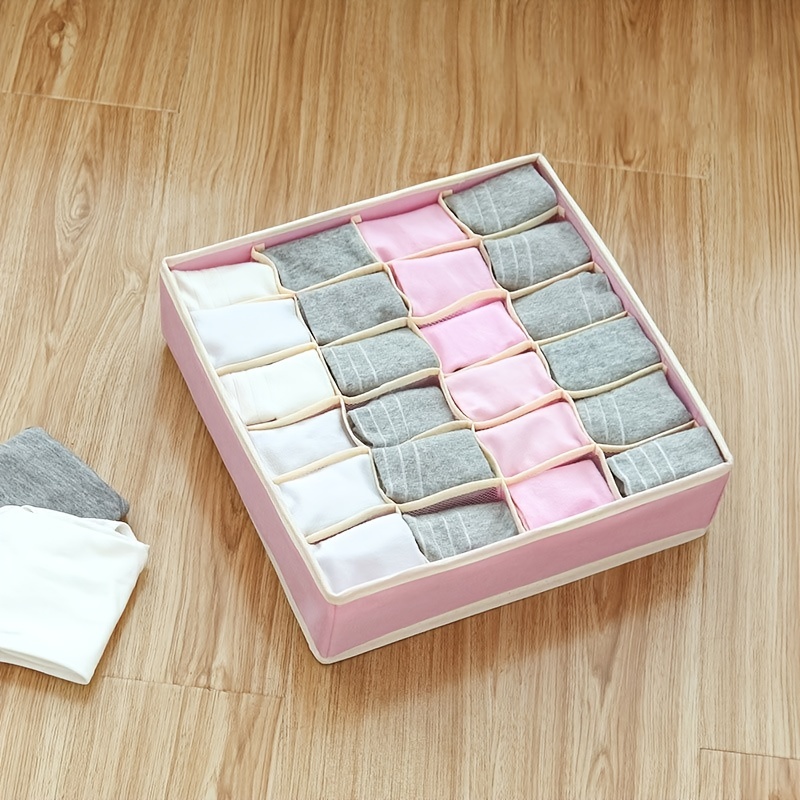 13 Grid Socks Bra Panty Underwear Box Cute Cartoon Storage Box For Storage  Organizer M A Dog 