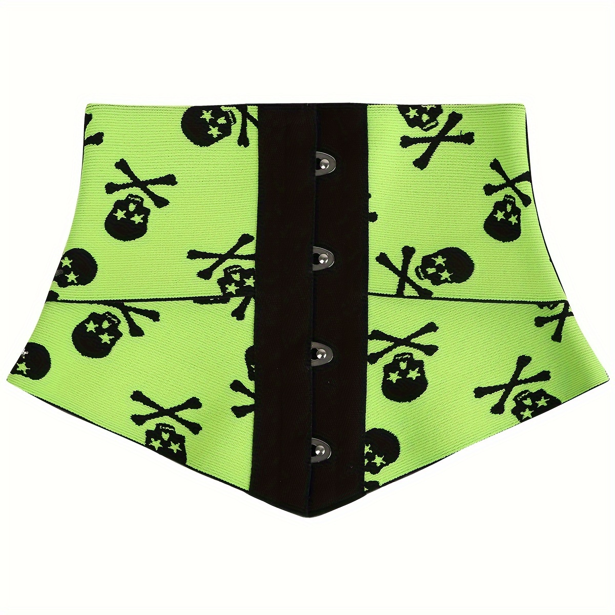 Women's Halloween Skull Pattern Waist Trimmer Tummy Control Belt