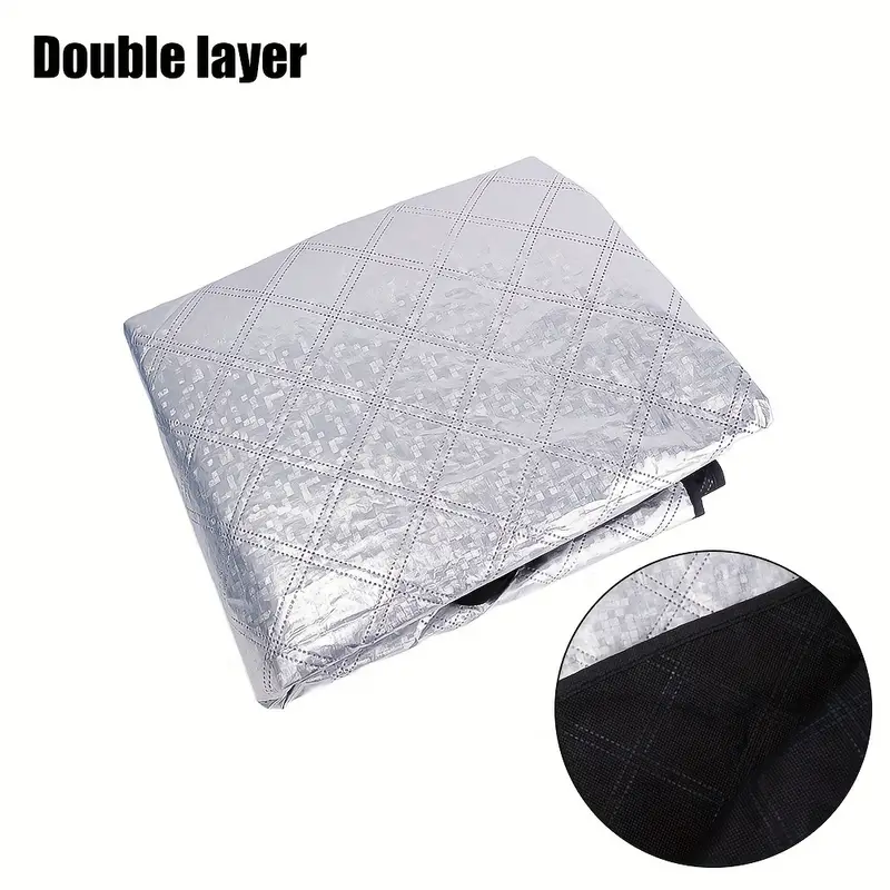 1pc Anti-sun Anti-icing Front Windscreen Cover Car Sun Block Shade  Waterproof Reflection Cover For Sedan Universal Car Windshield Snow Cover
