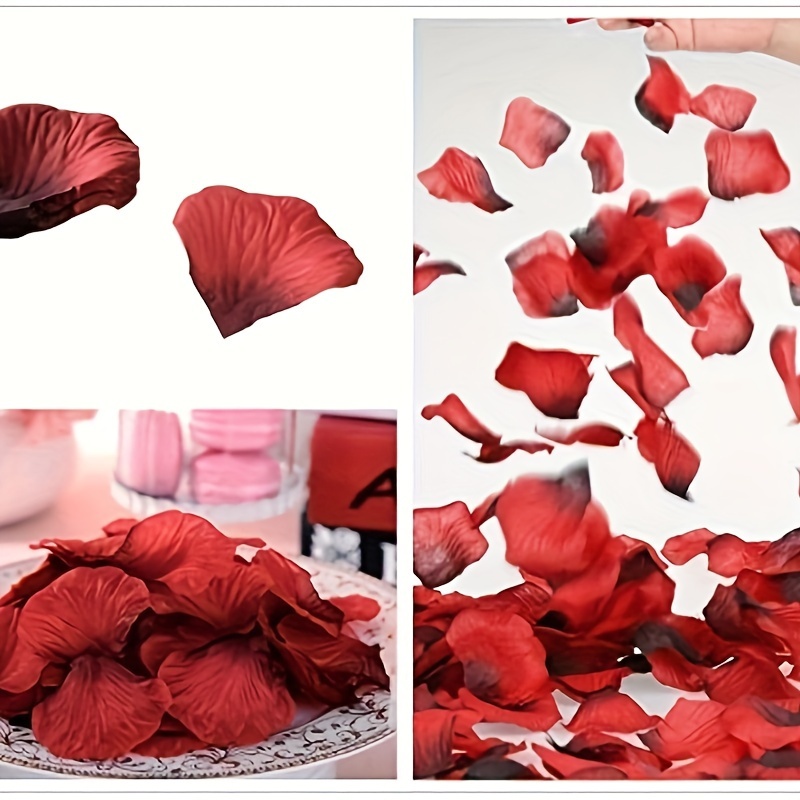  3000 Pcs Rose Petals Artificial Flowers Silk Petals