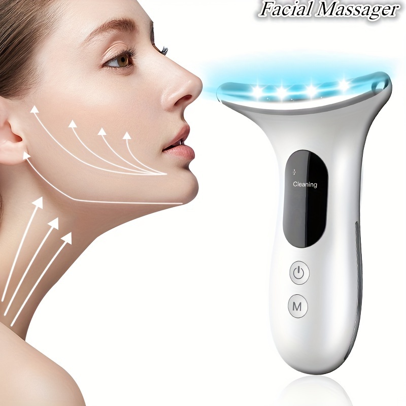 3 Attachments 4 in 1 Face Massager Neck Massager Body - Temu