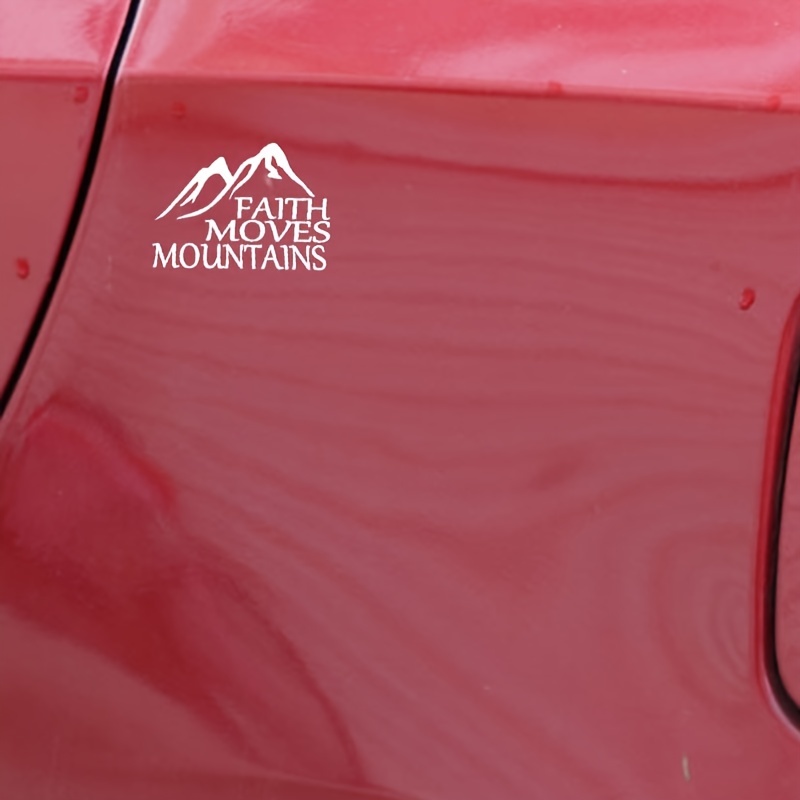 The God On The Mountains Christian Sticker