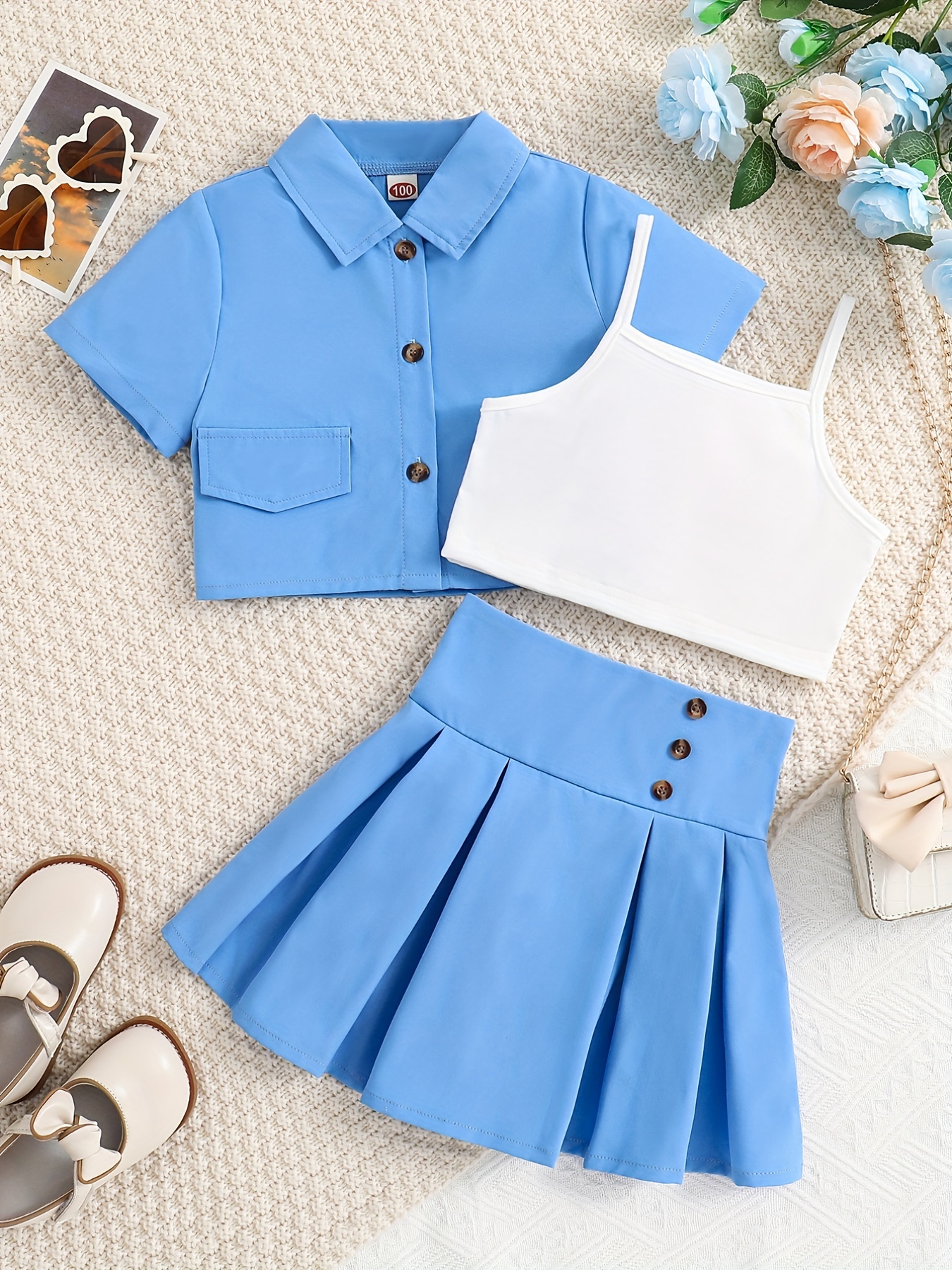 Girls Summer Lace Sleeve T Shirt And Skirt Outfit Cute Kids Clothing Set In  For Teens And Babies Ages 3 12 From Qiaomaidou04, $21.22