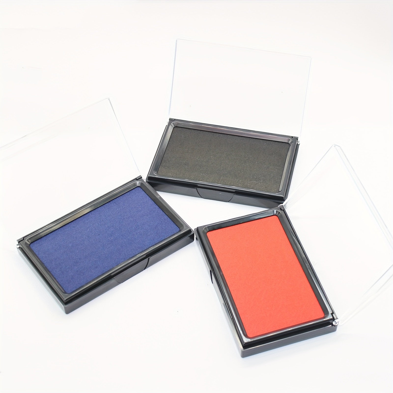 High Quality Deli Rectangle Metal Ink Stamp Big Ink Pad for Office - China Ink  Pad, Footprint Ink Pad